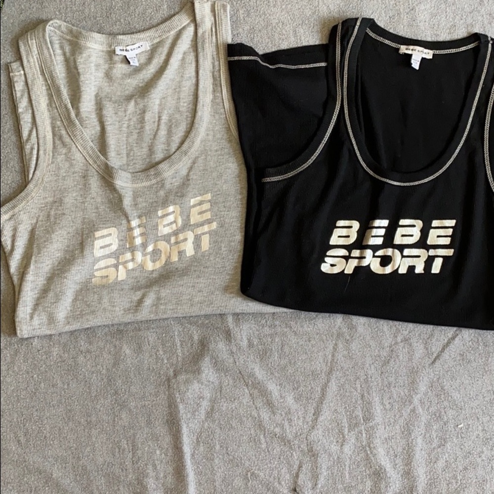 Bebe sport tank tops